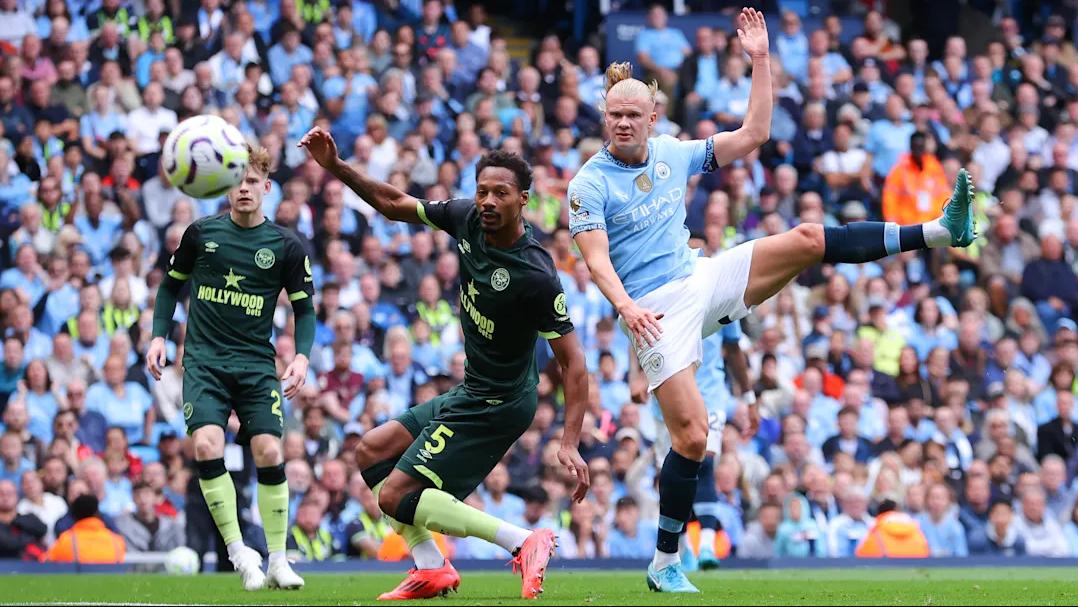 Erling Haaland Shines with Two Goals as Manchester City Maintain 100% Premier League Record After Early Setback