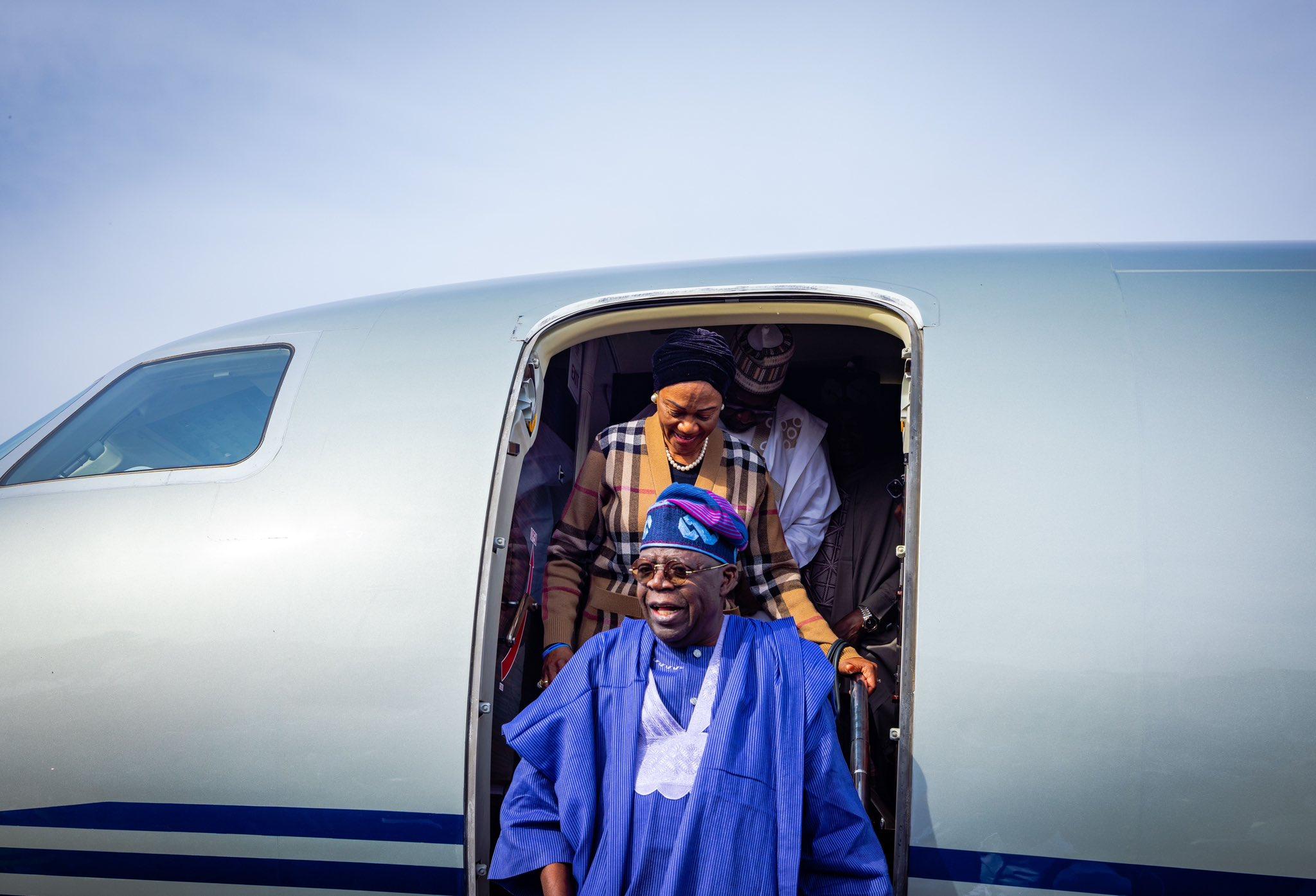 President Tinubu Arrives in Brazil for 2024 G20 Leaders’ Summit