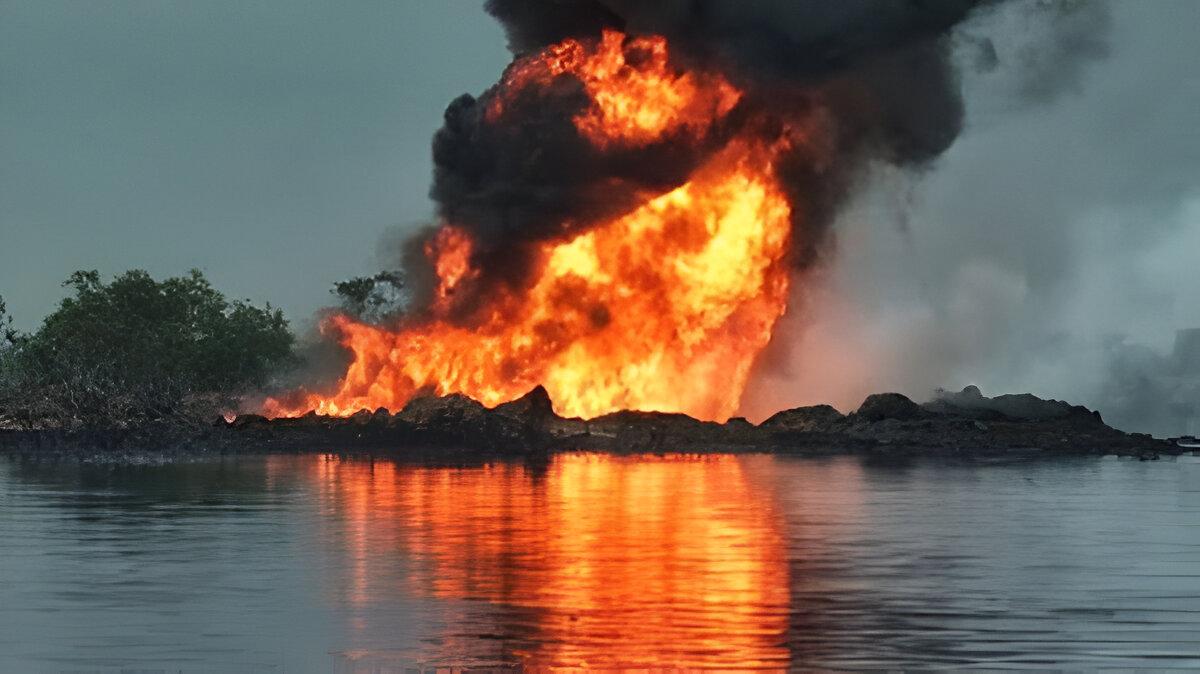 NNPC Blames Vandals for Buguma Wellhead Fire and Damage