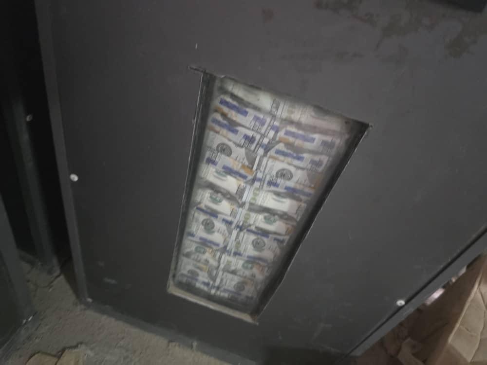 National Security Seizes 12 Containers of Cash, Suspected Gold Bars