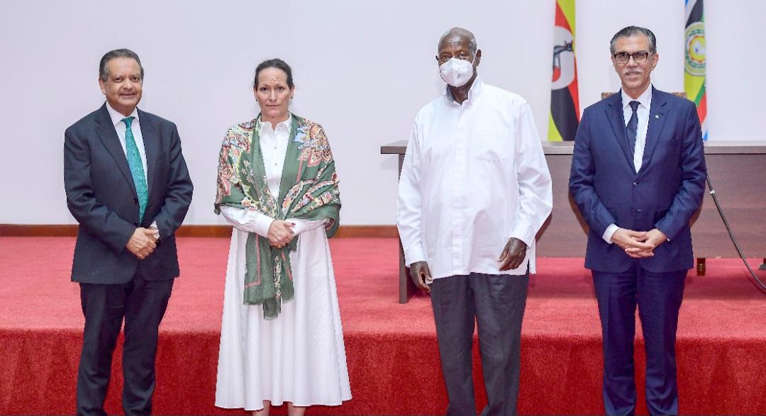 President Museveni Meets Princess Zahra, Honors Late Aga Khan IV