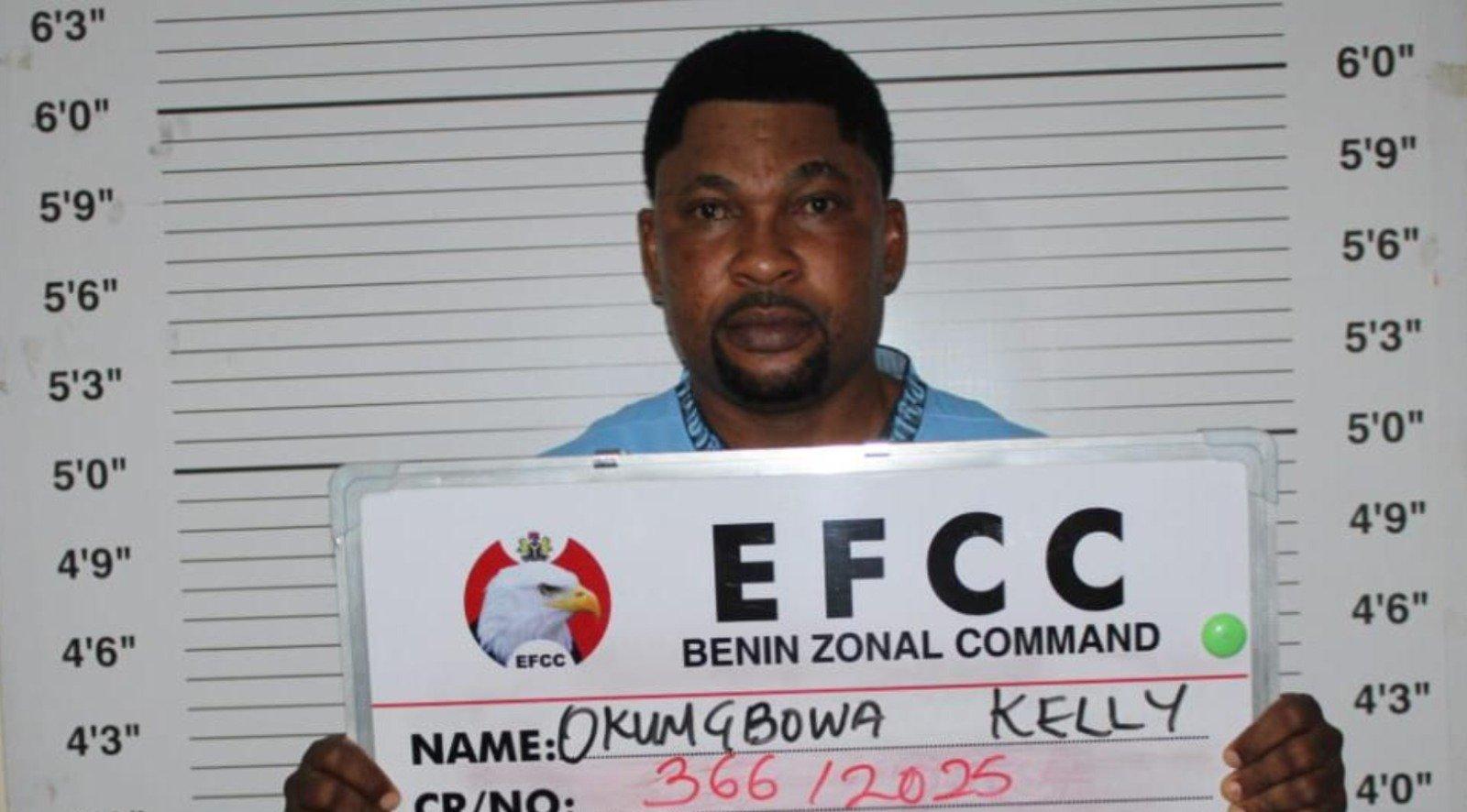 EFCC Arrests Edo Official Kelly Okungbowa Over Naira Abuse