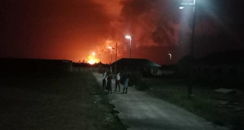 Explosion Hits Soku Gas Pipeline in Rivers, Causes Fire
