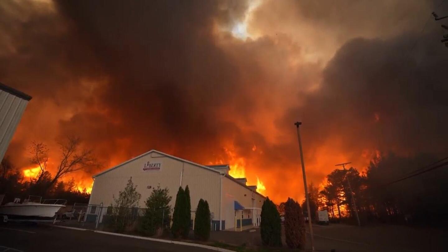 Wildfires Lead to Evacuations Across New Jersey
