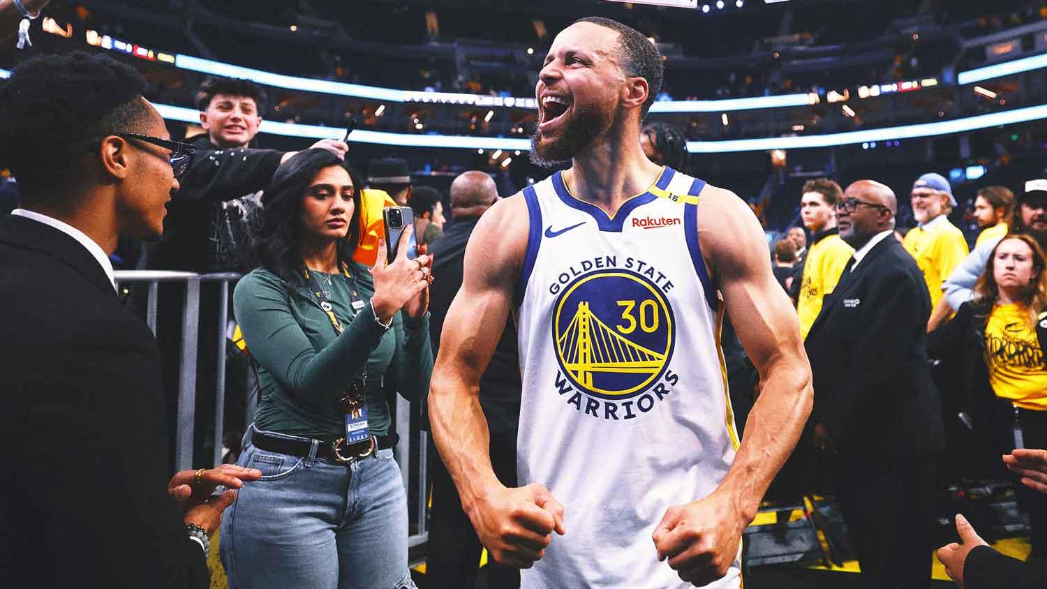 Curry Leads Warriors Past Rockets for 2-1 Series Lead Without Butler