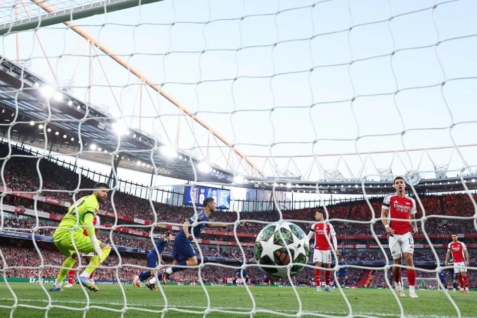 Dembele Goal Gives PSG Advantage Over Arsenal in Semi-Final