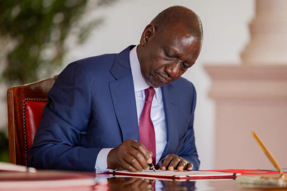 President Ruto Signs New Anti-Money Laundering Bill Into Law
