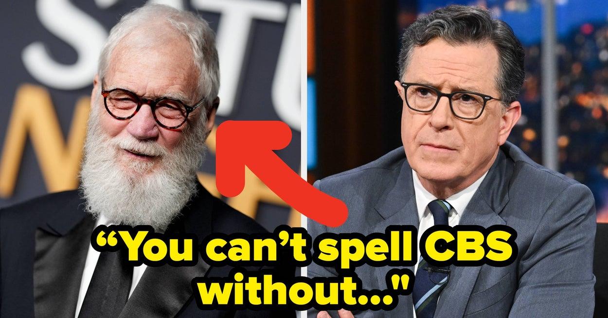 David Letterman Criticizes CBS Over Colbert and Show’s Cancellation