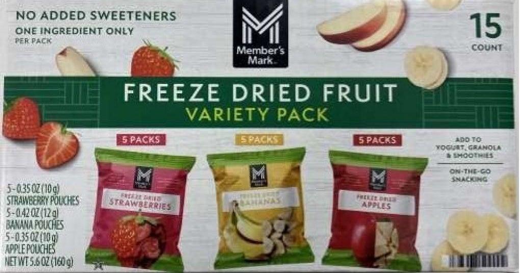 Listeria Risk Prompts Recall of Freeze Dried Fruit at Sam’s Club