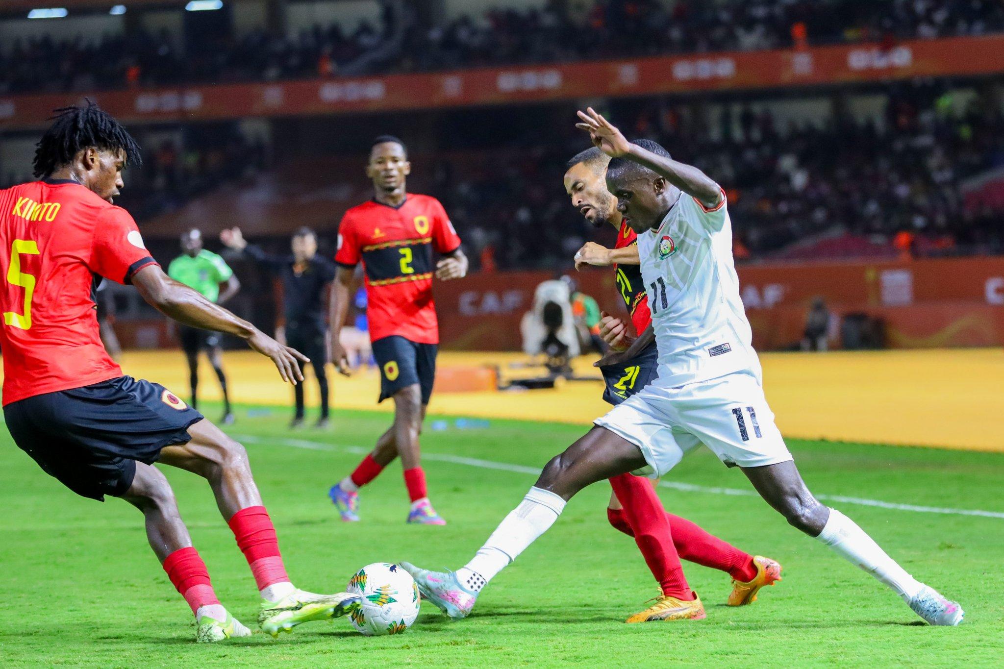 Ten-Man Kenya Hold Angola to 1-1 Draw in CHAN Showdown