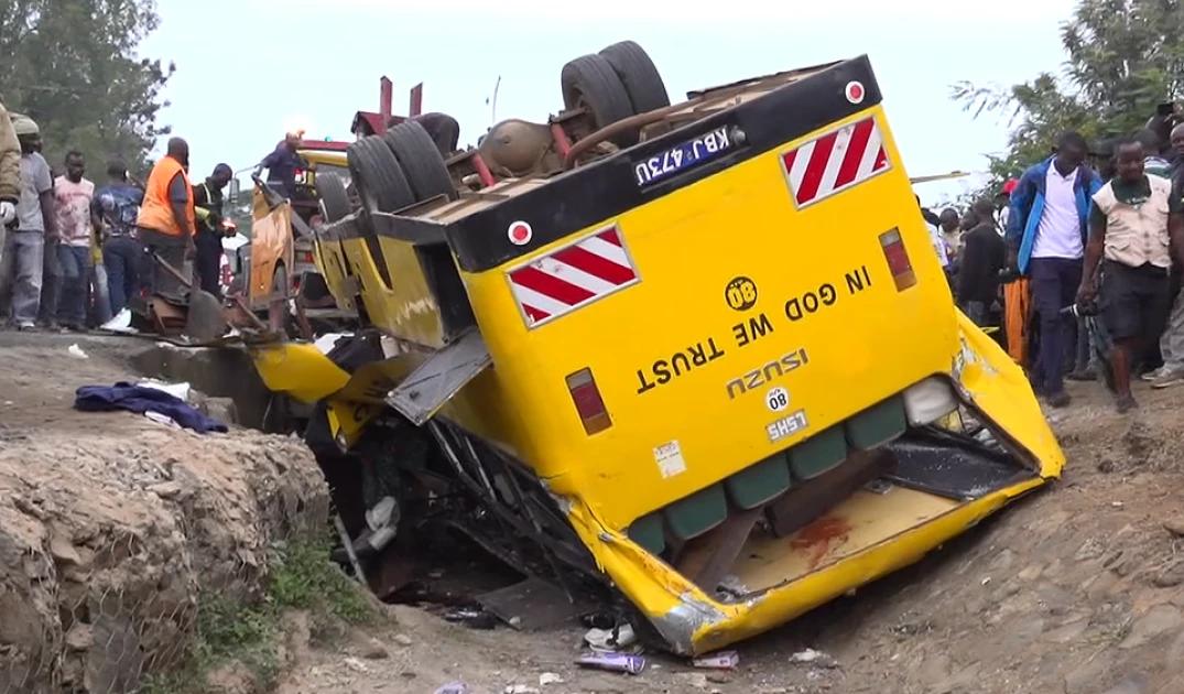 21 Killed as Bus Carrying Mourners Overturns in Kisumu
