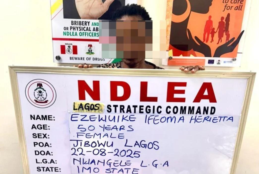 NDLEA Arrests Widow in Fake Pregnancy Cocaine Trafficking Case