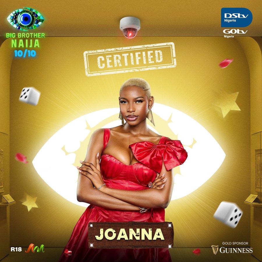 BBNaija S10: Joanna and Kuture Exit as Finale Nears
