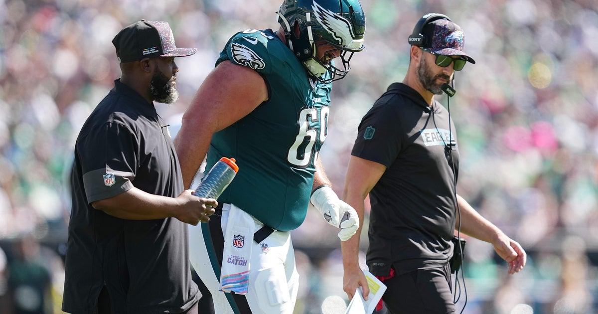 Eagles’ Landon Dickerson Leaves Game With Ankle Injury