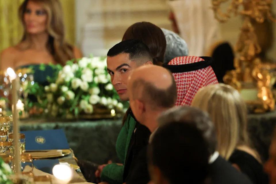 Ronaldo Dines with Saudi Crown Prince at Exclusive White House Event