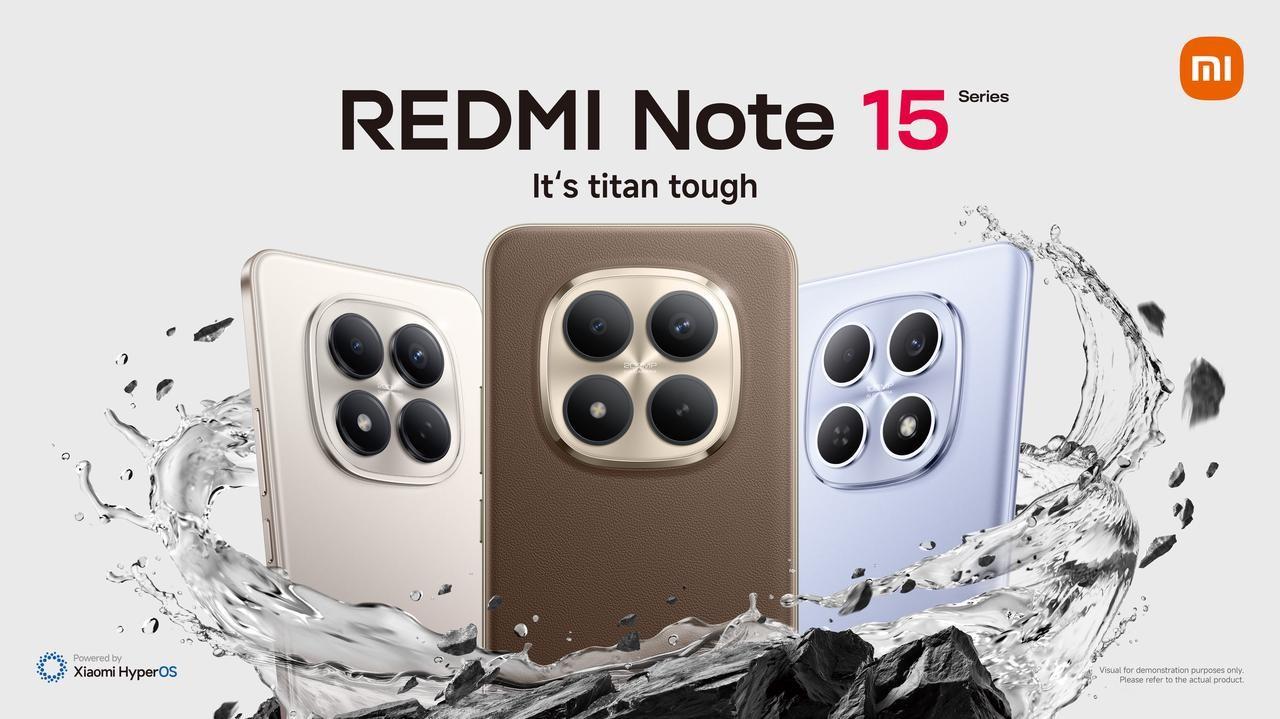 Xiaomi Launches REDMI Note 15 Series With Titan Durability and AI Cameras
