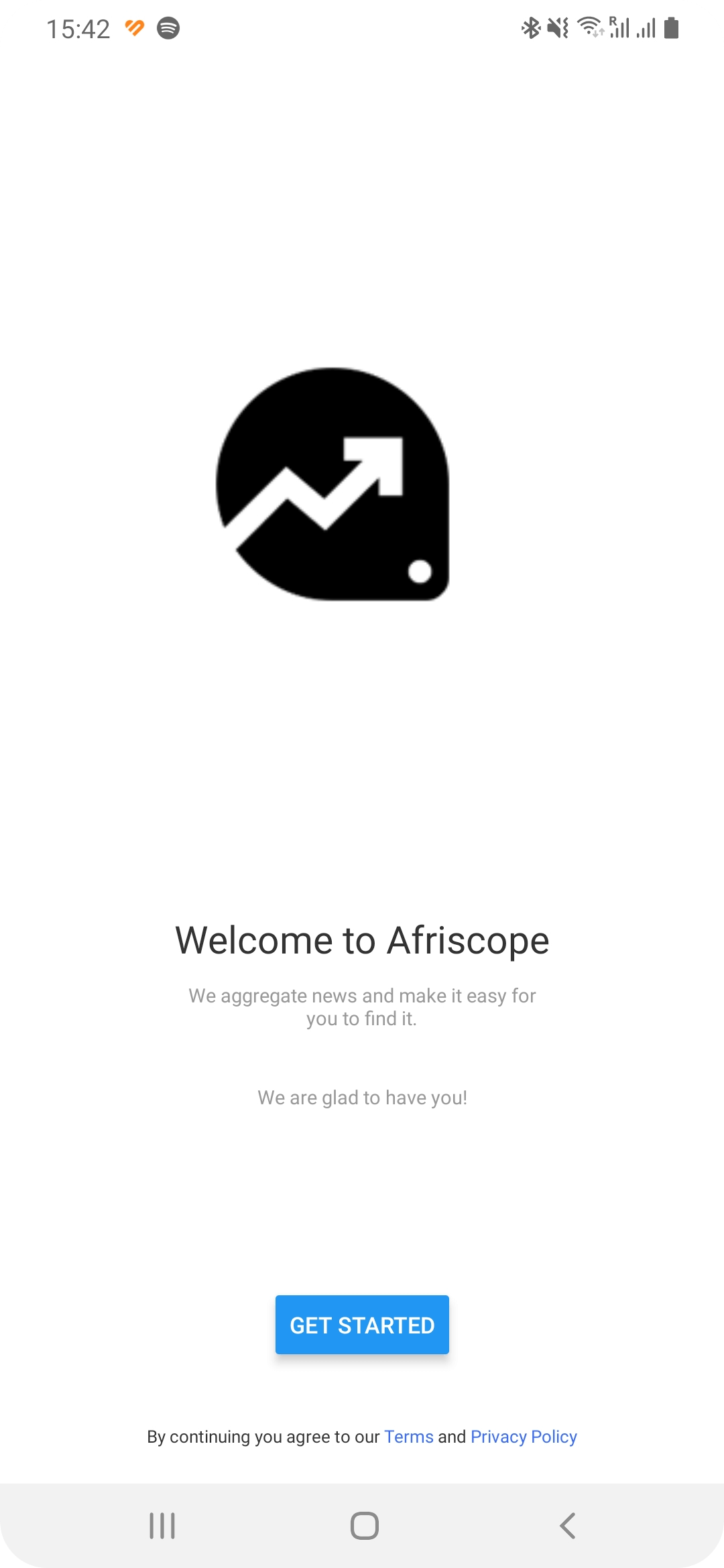 App screen